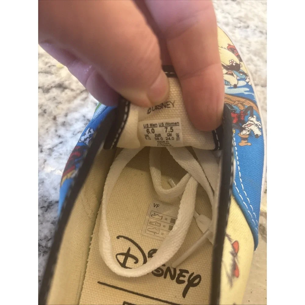 Vans X Disney Rare‎ Hawaiian Aloha Mickey Minnie Mouse M6 L7.5 limited Addition